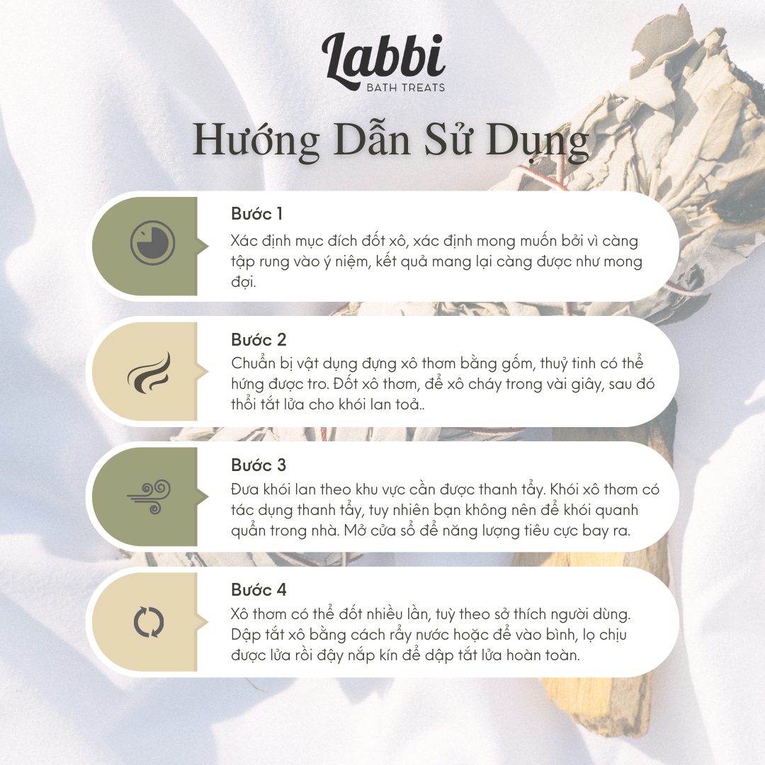 [Labbi] Xô Thơm Chakra 7 màu  (Chakra 7 colors)  - thu hút tình yêu