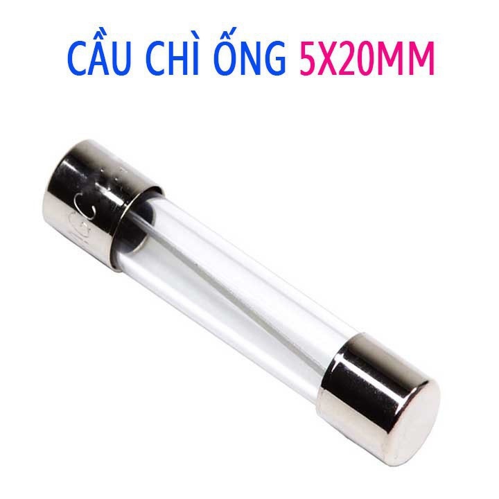 Bộ 20 cầu chì ống 5x20 - 5a