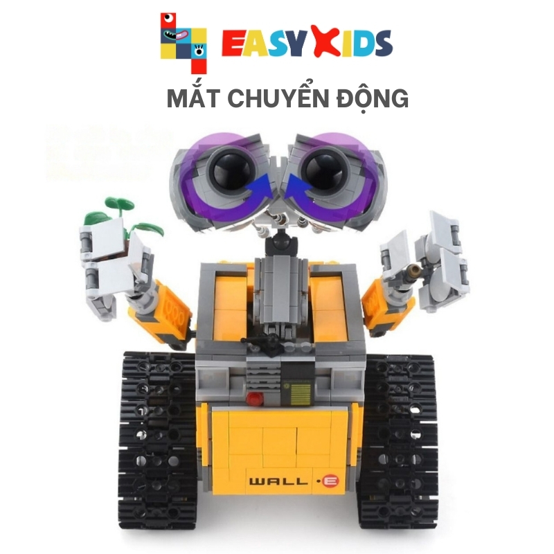 Wall E, Bộ đồ chơi xếp hình Robot, xếp hình người máy Wall-E