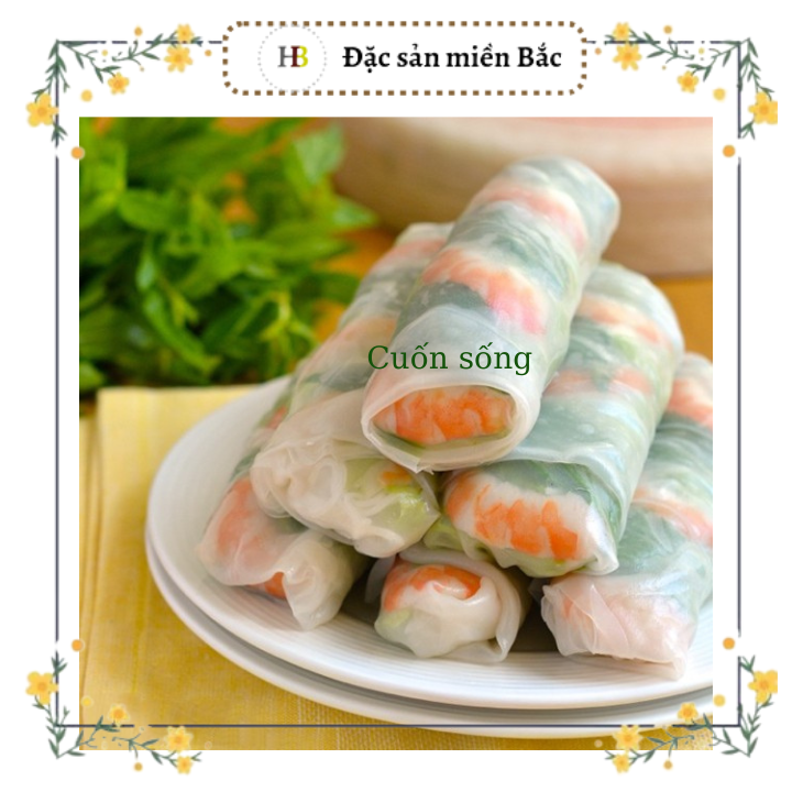 Bánh đa nem Nam Định - xấp 40 tờ