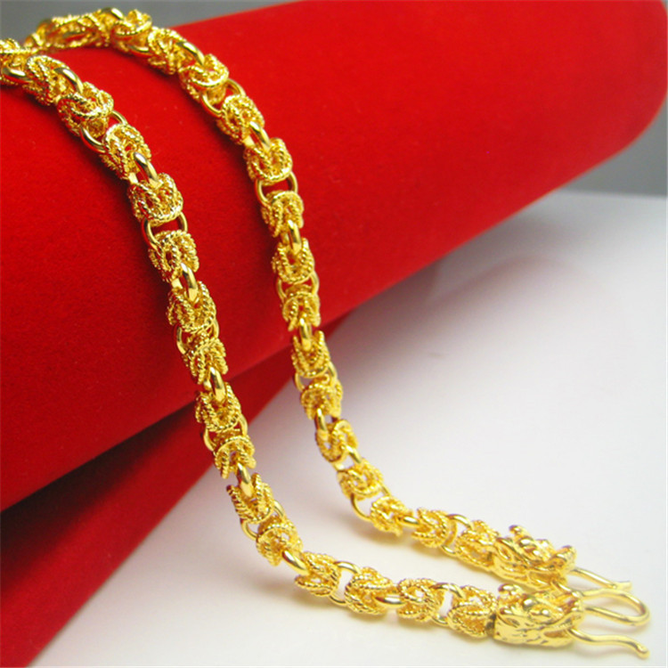 Dây chuyền nam rồng mạ 24K - S115