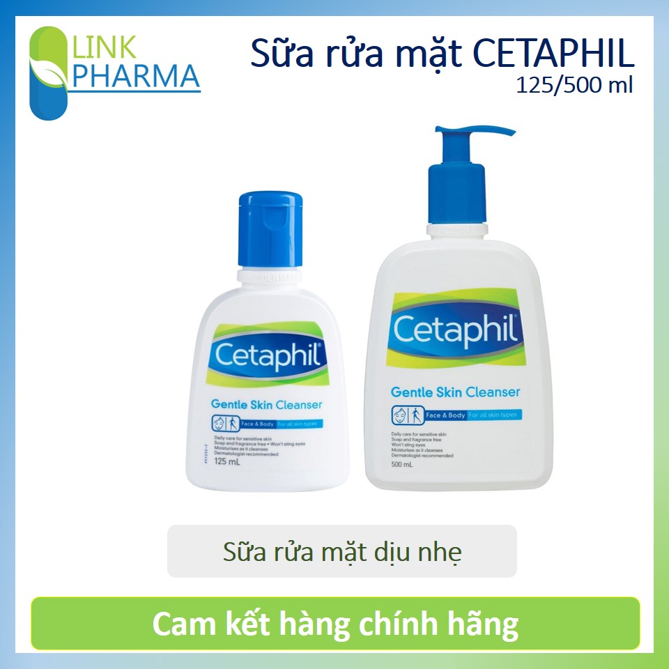 Sữa rửa mặt dịu nhẹ Cetaphil 500ml