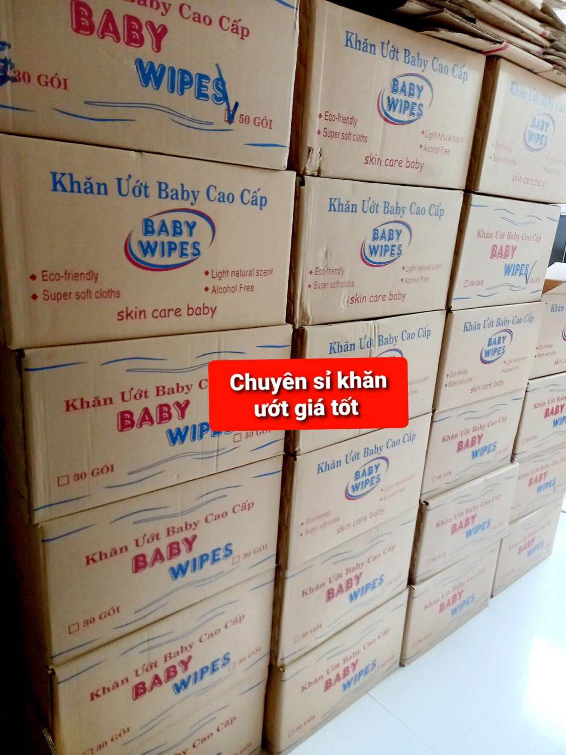 [HCM] COMBO 10 GÓI Khăn Ướt Baby Wipes 80g.