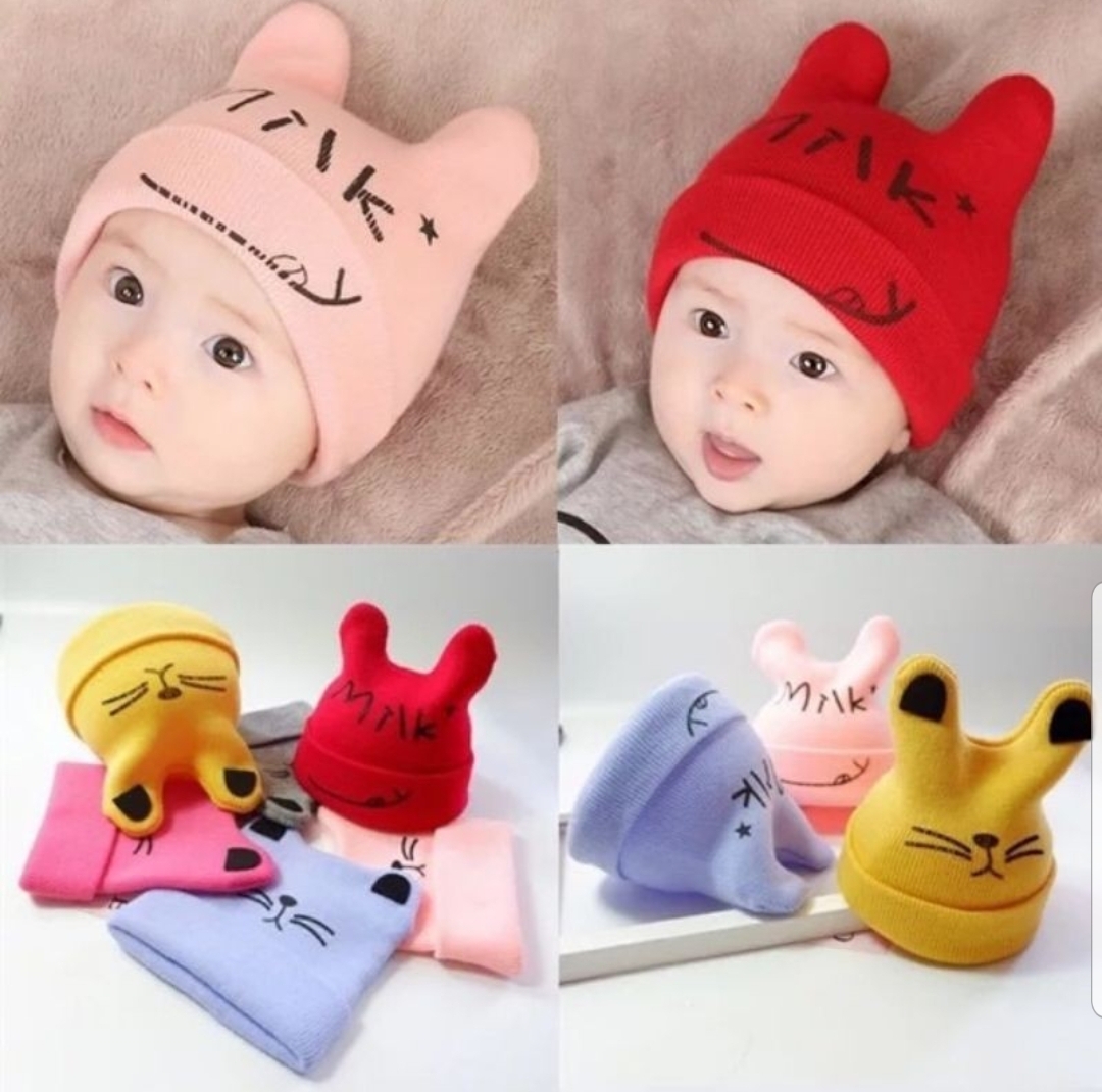 Mũ len tai cho bé 2 đến 15 tháng loại đẹp/nhiều mẫu