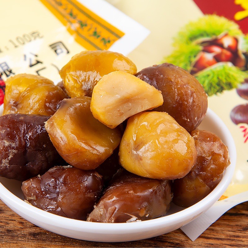 Hạt dẻ mật ong gói 100g siêu ngon, thơm chuẩn vị