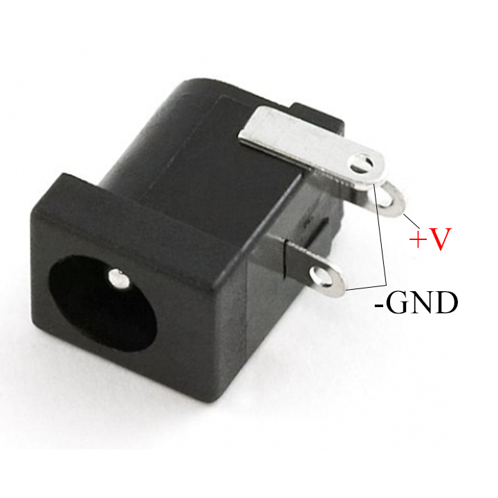 Bộ 10 Jack DC 5.5x2.1mm (5 Jack Đực DC 5.5 + 5 Jack Cái DC 5.5)
