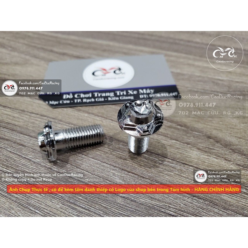 Ốc salaya 10x22 gắn heo dầu yamaha trước