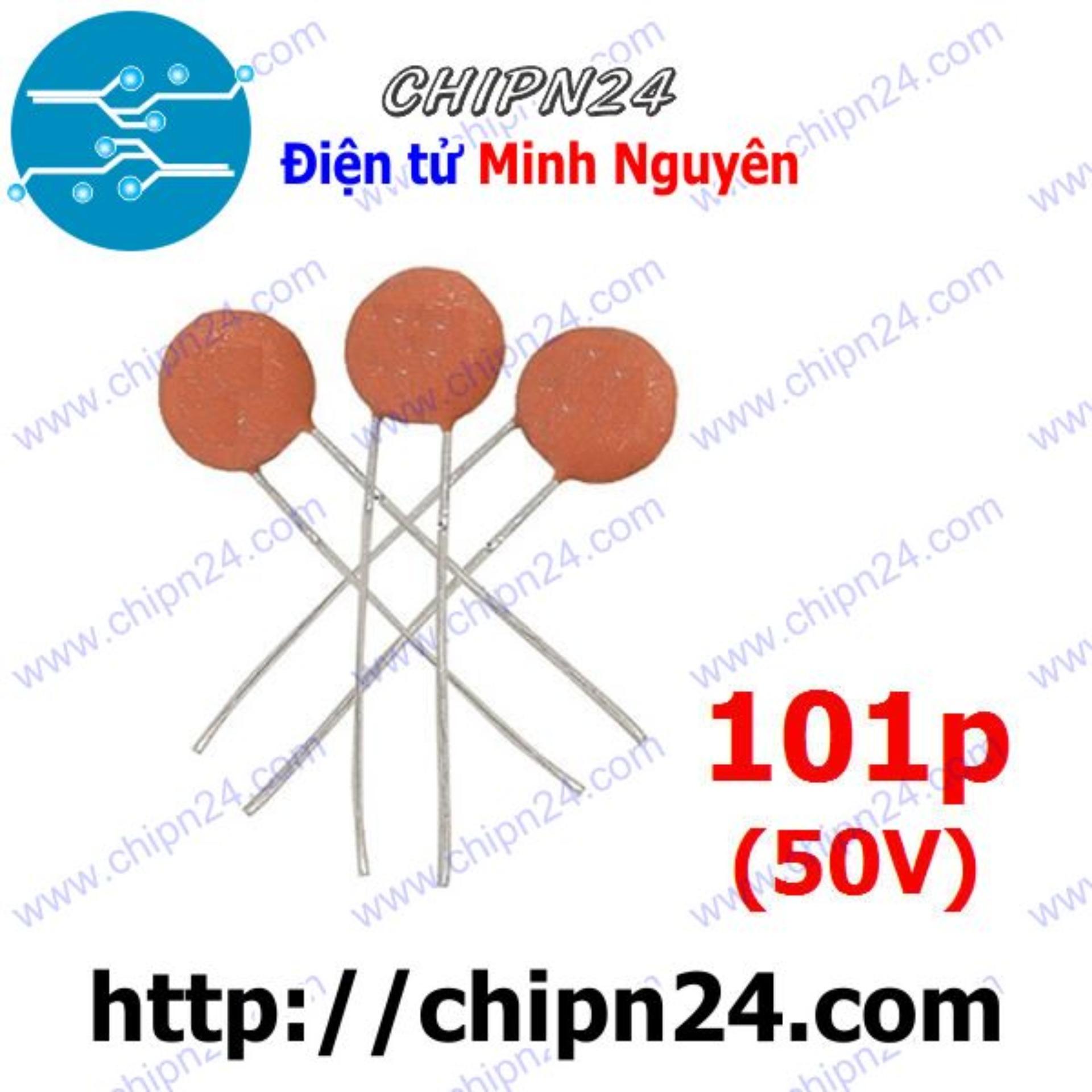 [25 con] (KG2) Tụ gốm 101 50V (100pF 101p)