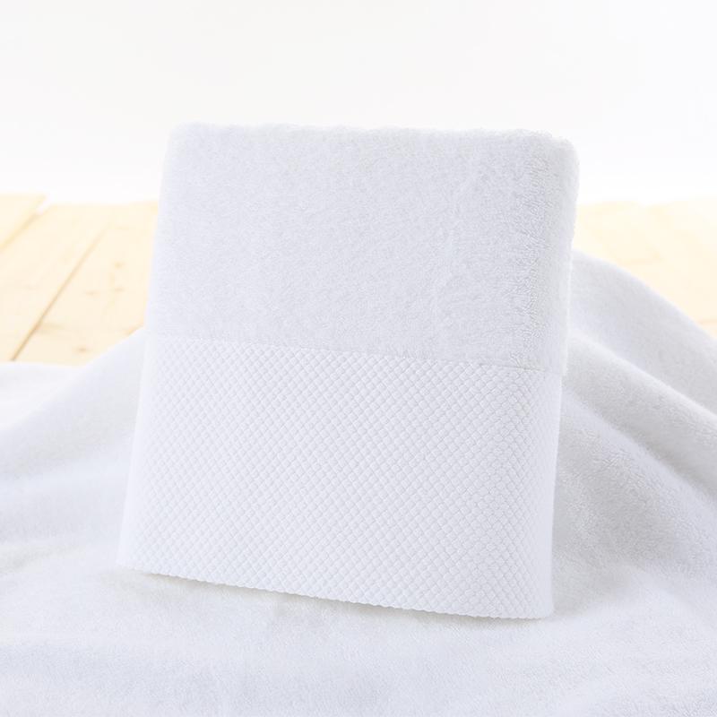 100% Cotton Khăn Màu Trắng Khách Sạn Thẩm Mỹ Viện Hút Nước 100% Cotton Tăng Dày Ngâm Chân Spa Khăn Tắm Nhà Sản Xuất Bán Hàng Trực Tiếp