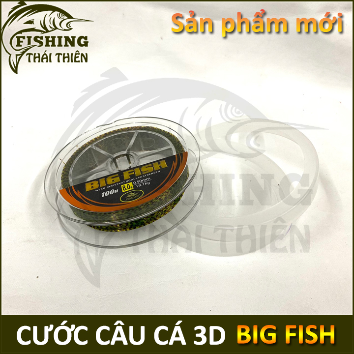 [HCM]Cước câu cá Coastline Big Fish 3D cuộn 100m
