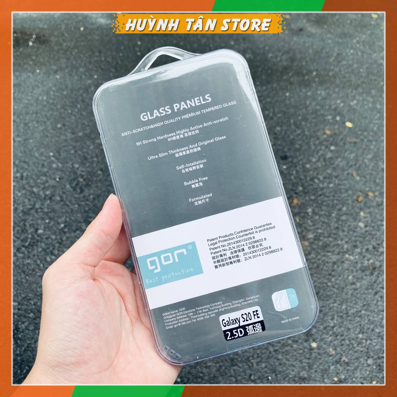 [HCM]Cường lực GOR không Full màn Full keo cho Samsung S20 FE
