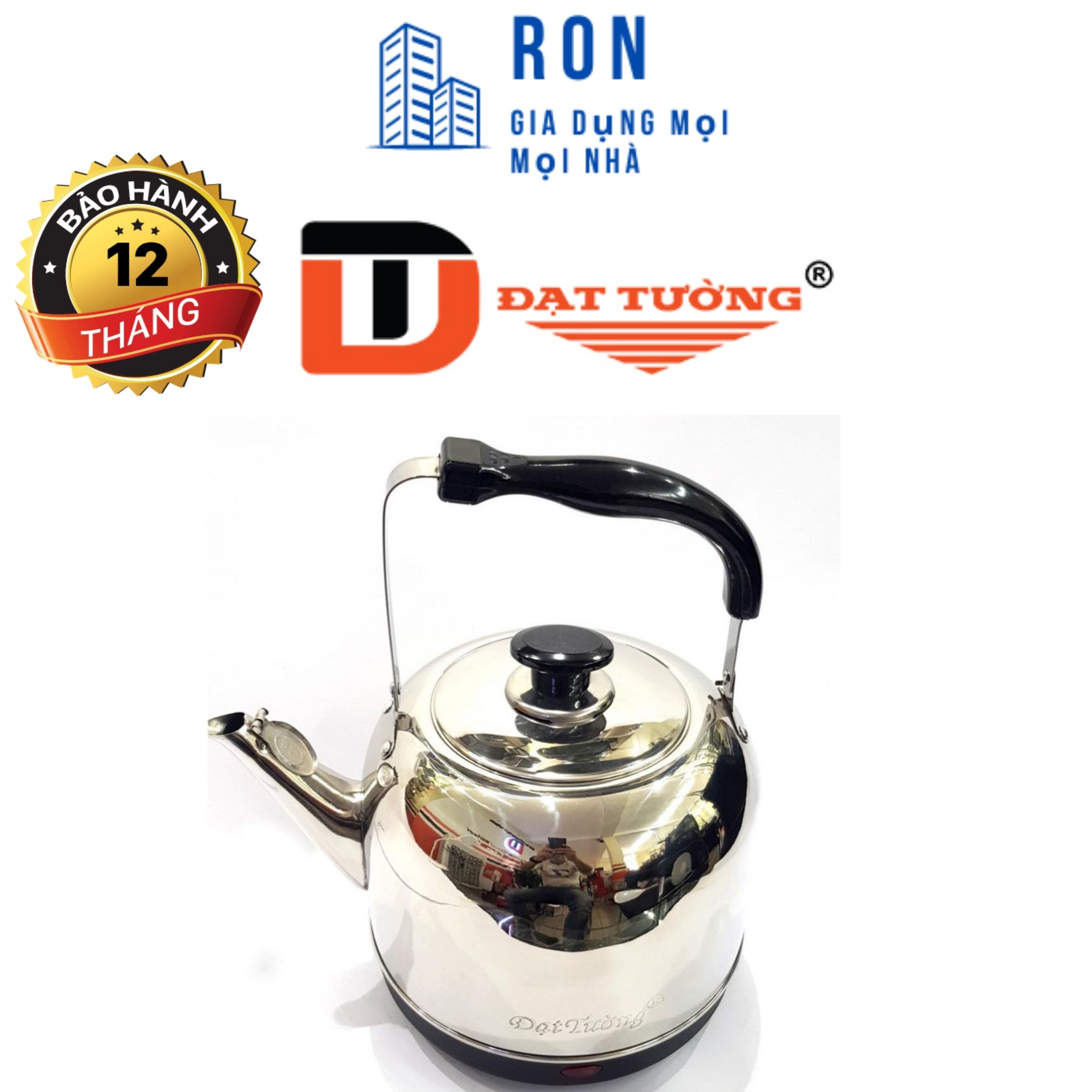 Ấm Điện Siêu Tốc Inox Đạt Tường DL-09 ( 4 lít ) ,DL-04 (5 Lít ) [ Hàng Chính Hãng ]