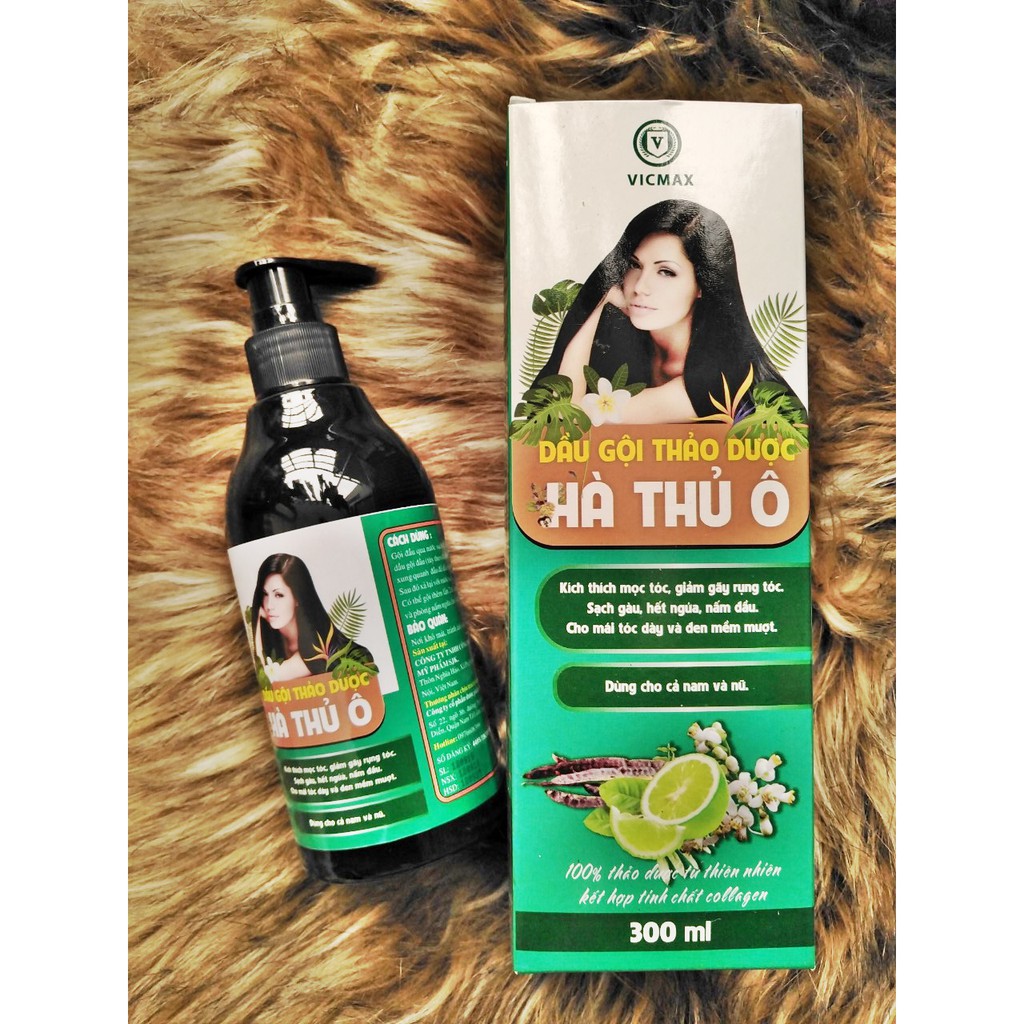 Dầu gội thảo dược hà Thủ Ô