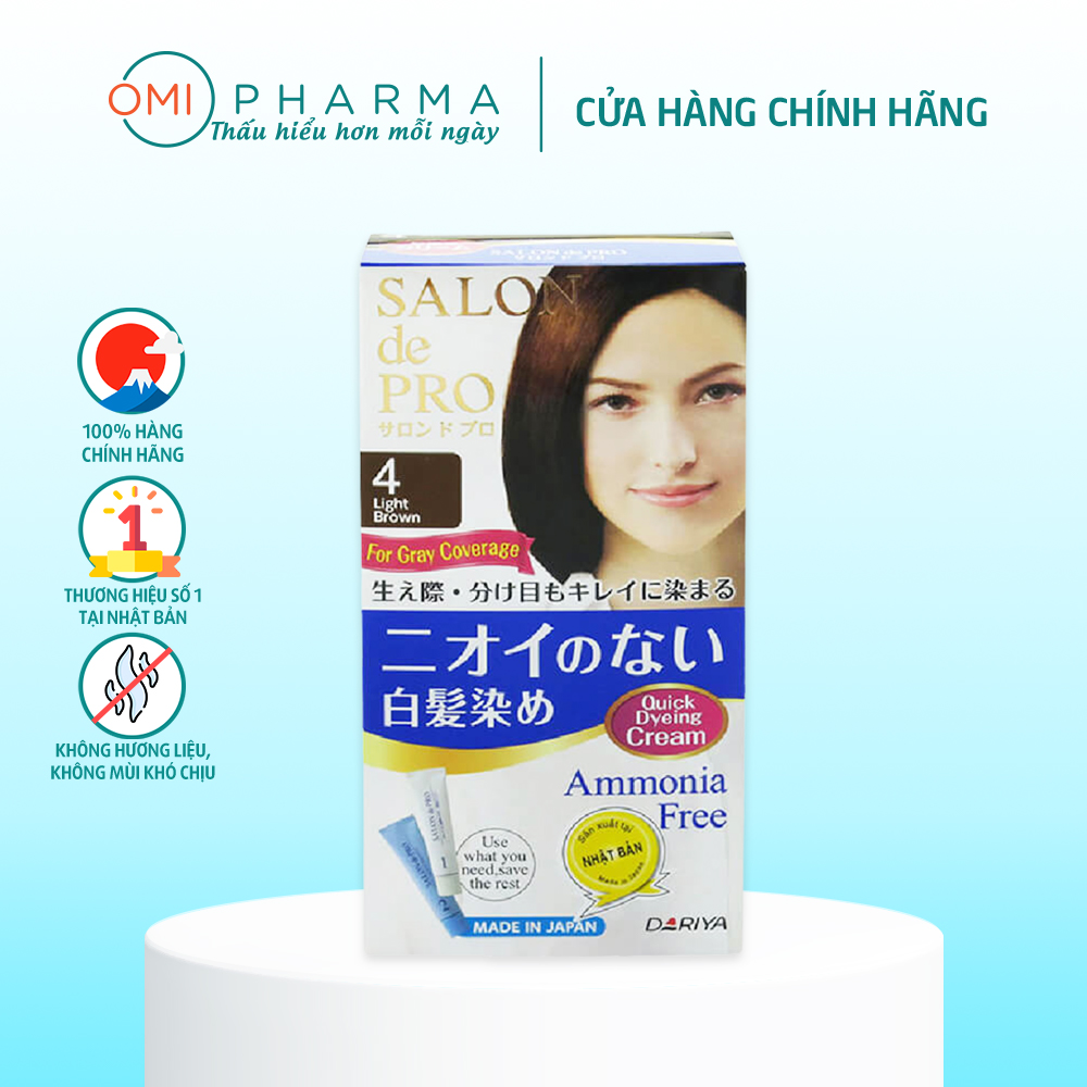 Kem nhuộm tóc phủ bạc salon de pro 4
