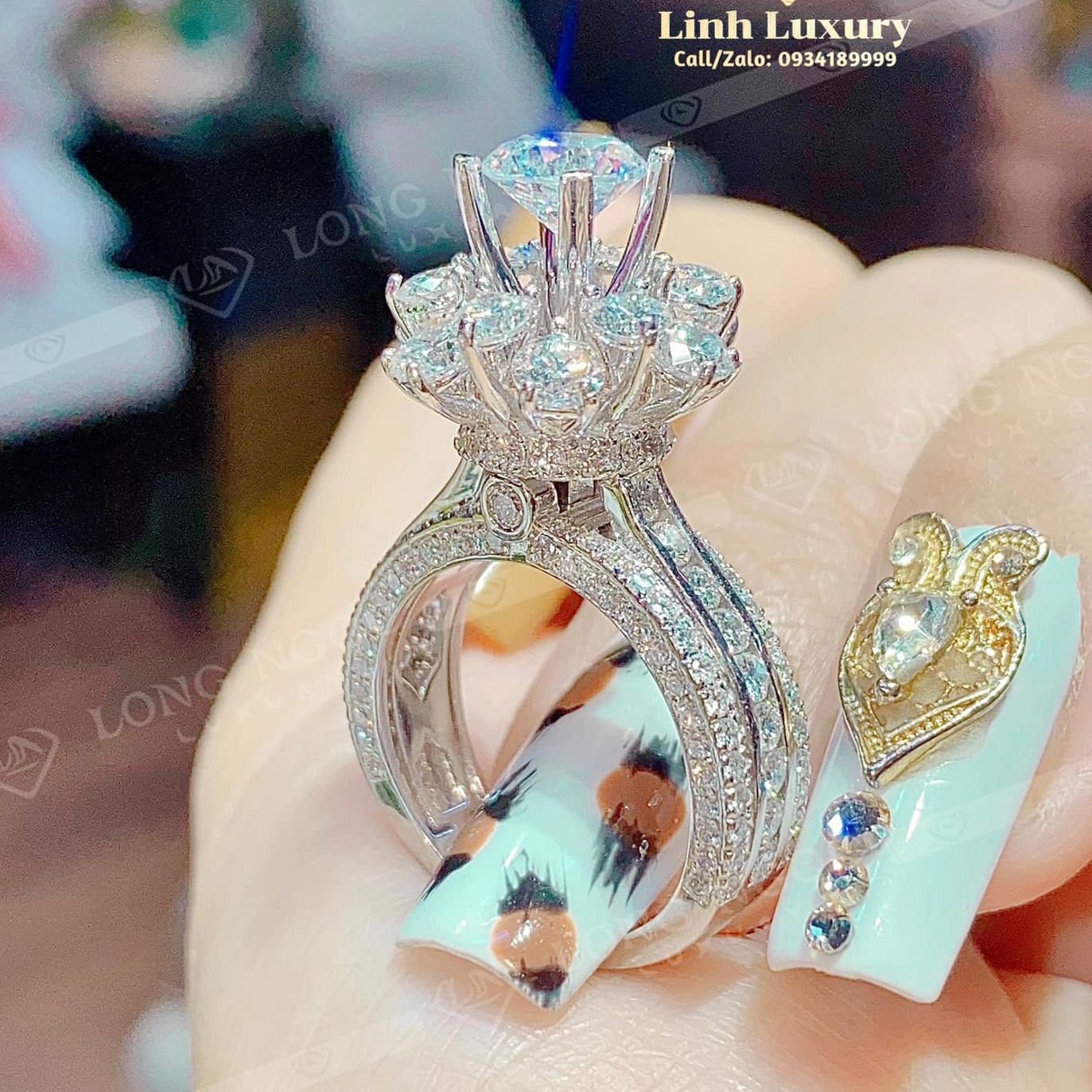 Beautiful women ring, white gold ring, sterling silver ring, luxury Phale ring, luxury diamond ring, 24K non gold ring, wedding gold ring, feng Shui stone ring women's fashion ring-jewelry Gado nm0224 promise not black