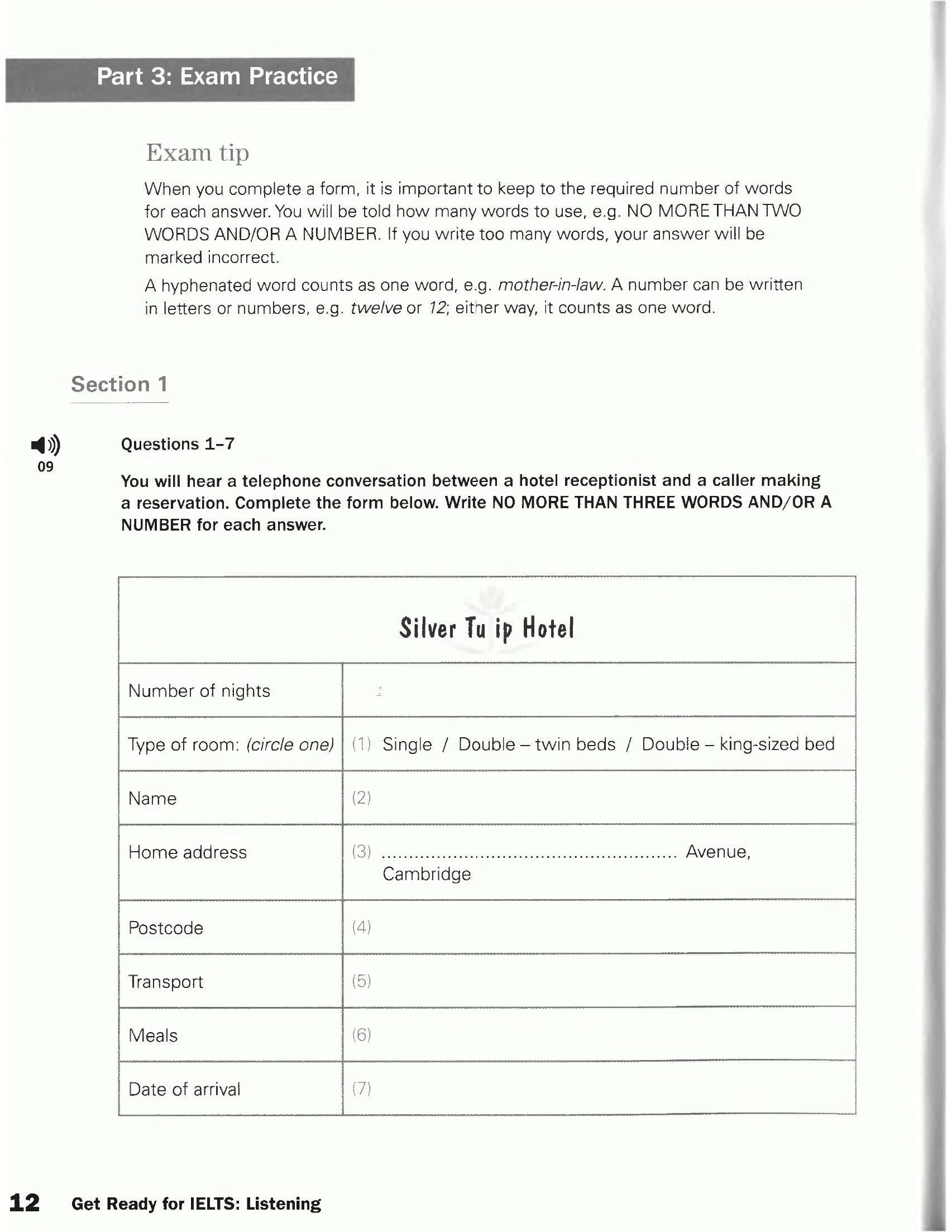 Collins Get Ready for IELTS Listening - Pre-intermediate A2+ (Sách đen trắng)