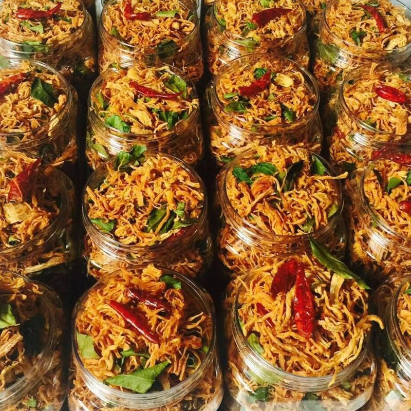 500g Khô gà lá chanh xé cay