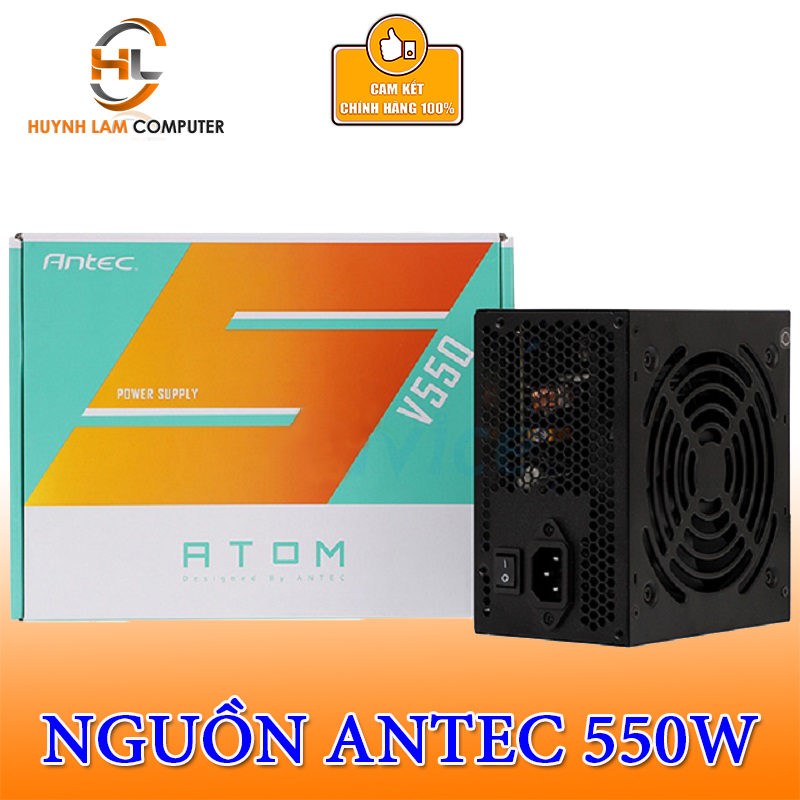 Nguồn vi tính Antec 550W Atom V550 Viễn Sơn phân phối