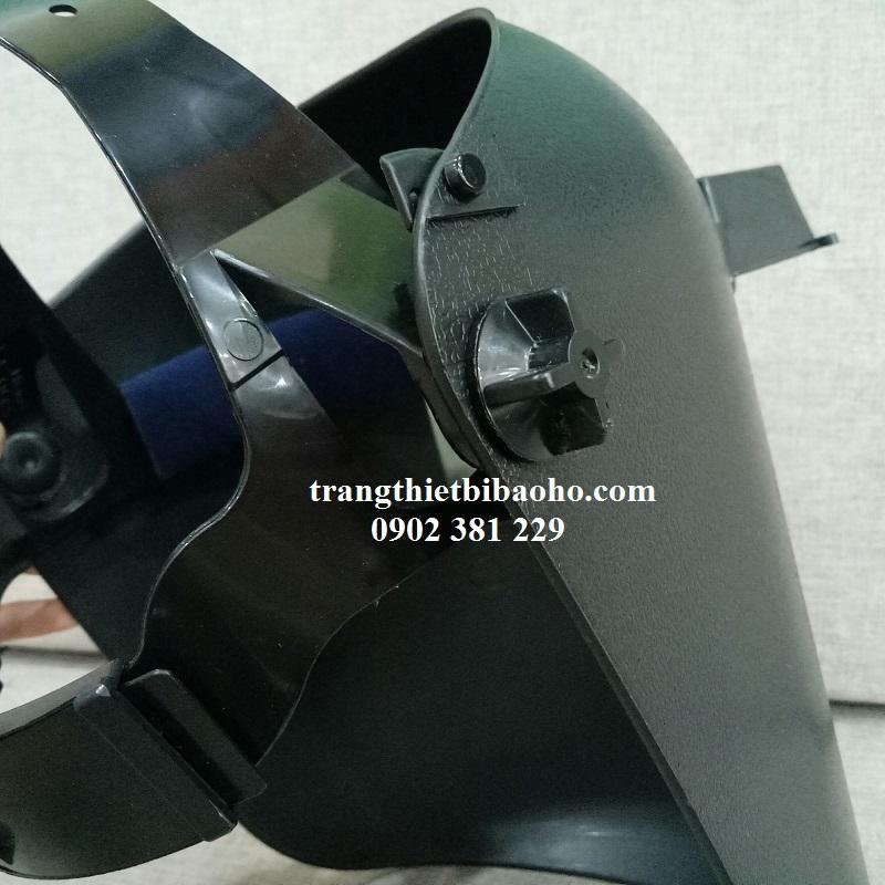 Mặt nạ hàn đội đầu 2 lớp mắt kính trắng và đen Blue Eagle 633P