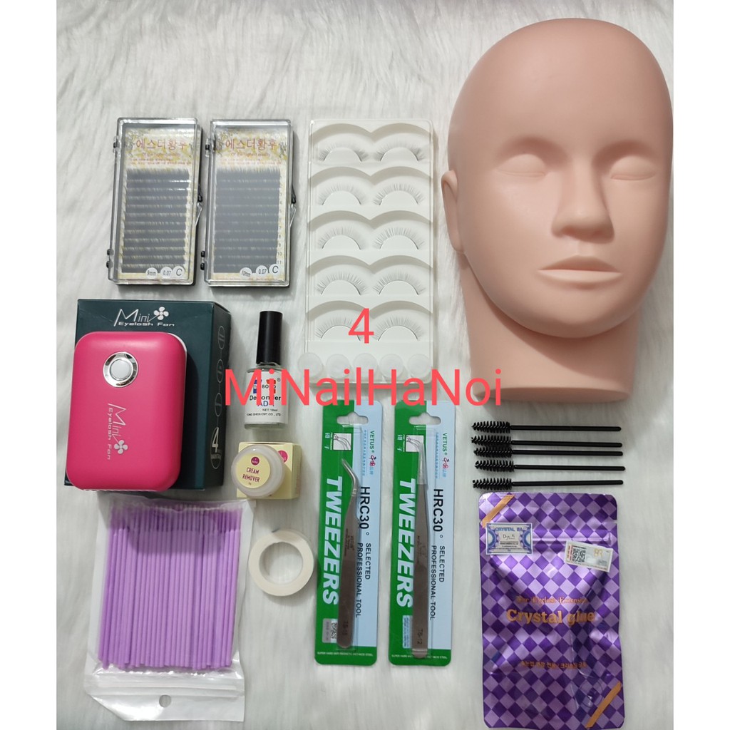 Combo đồ nối mi dụng cụ học nối mi cơ bản.( Đầy đủ sản phẩm nhưu hình ảnh )