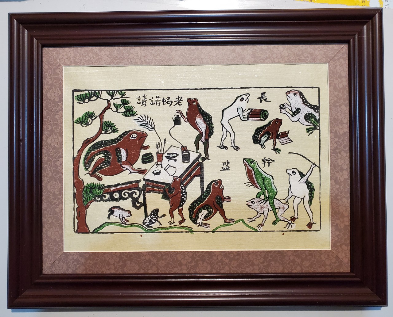 TRANH DÂN GIAN ĐÔNG HỒ -THÀY ĐỒ CÓC-TDH014