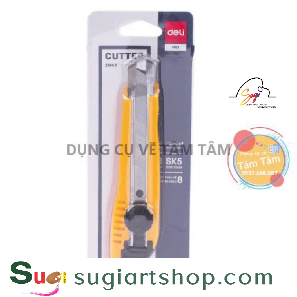 -Dao rọc giấy, Dao gọt chì Deli-