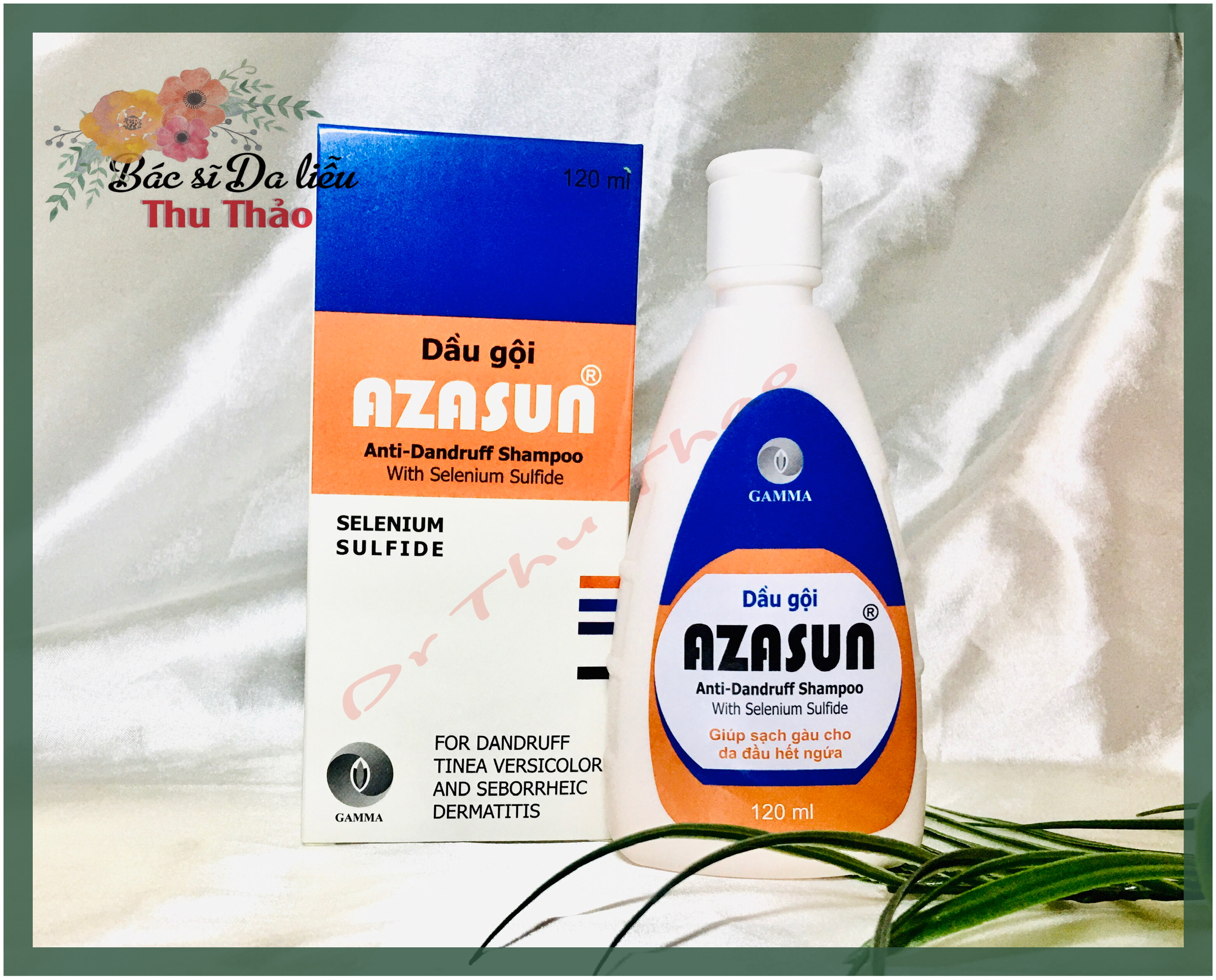 [120mL] DẦU GỘI GIẢM GÀU AZASUN