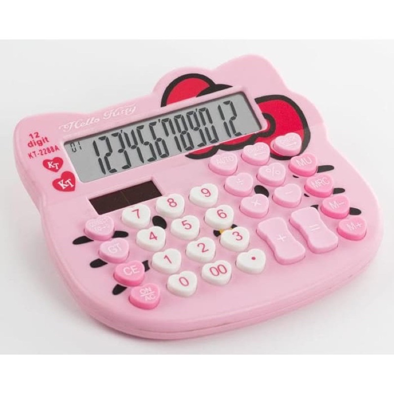 [HÀNG MỚI VỀ] Máy tính phím trái tim siêu xinh Hello Kitty