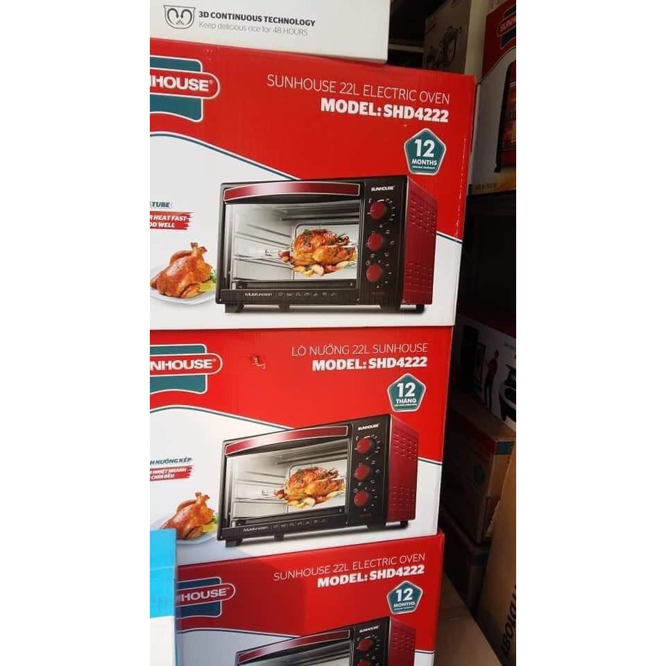 Lò nướng điện 22L Sunhouse SHD4222