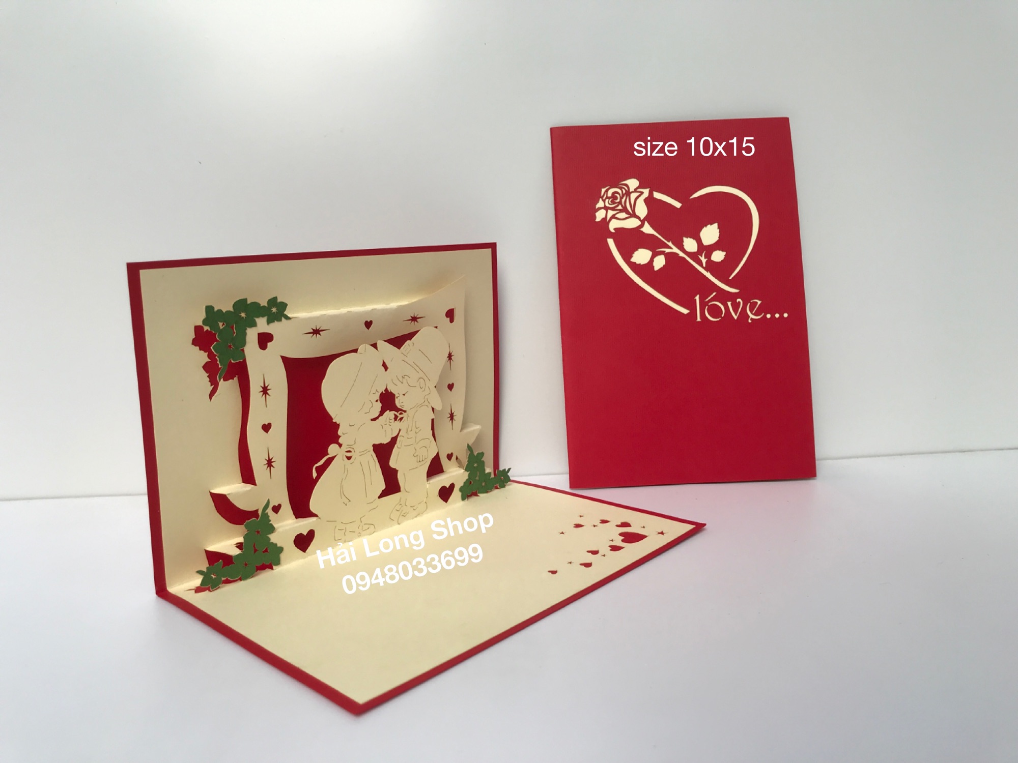 Cặp Đôi 1 - Couple  - love - Thiệp  3D