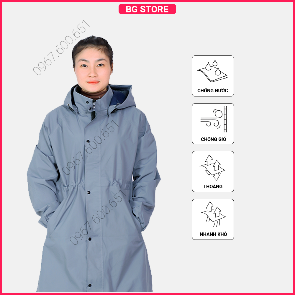 Fashionable waterproof raincoat