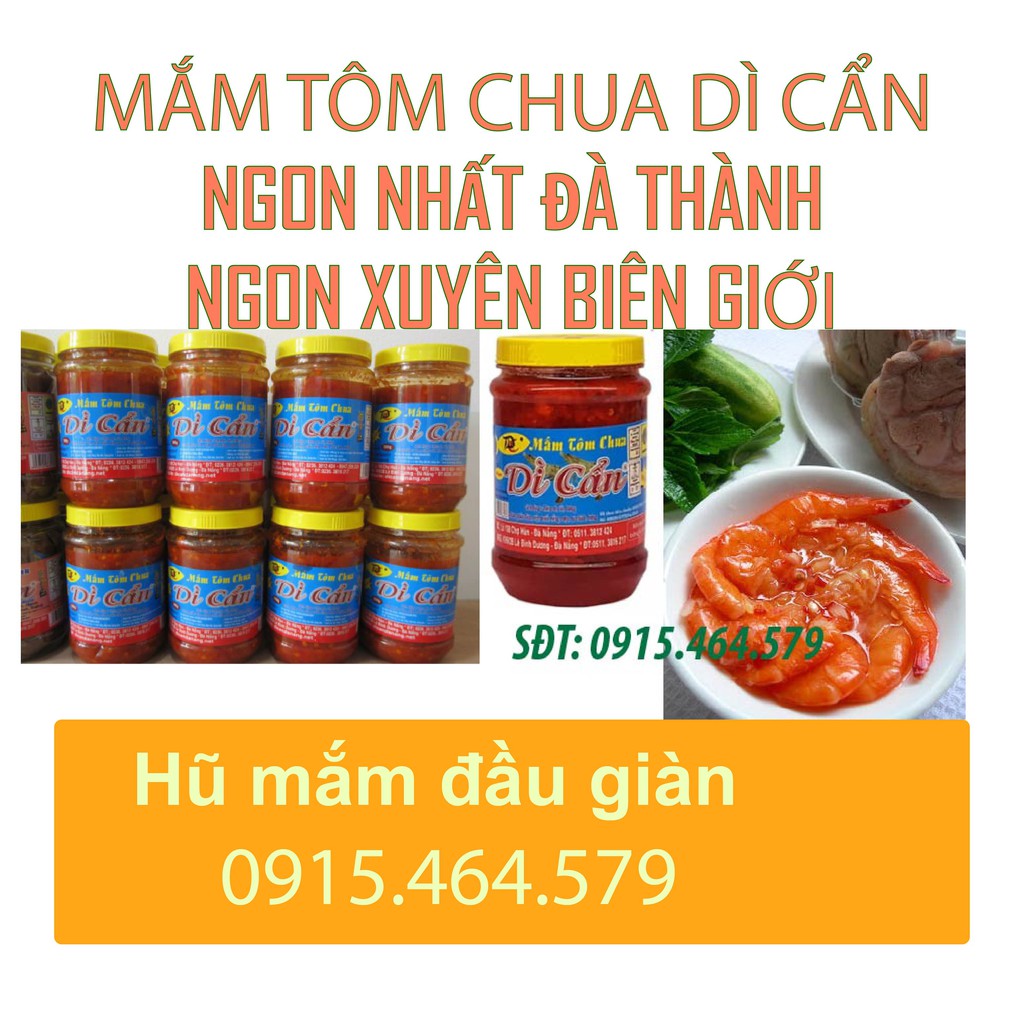 mắm tôm chua dì cẩn 500gr