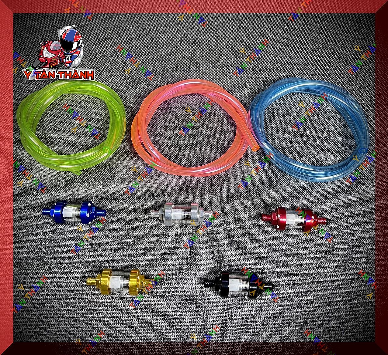 Lọc xăng nhôm kiểu có ống dẫn xăng màu MS 82