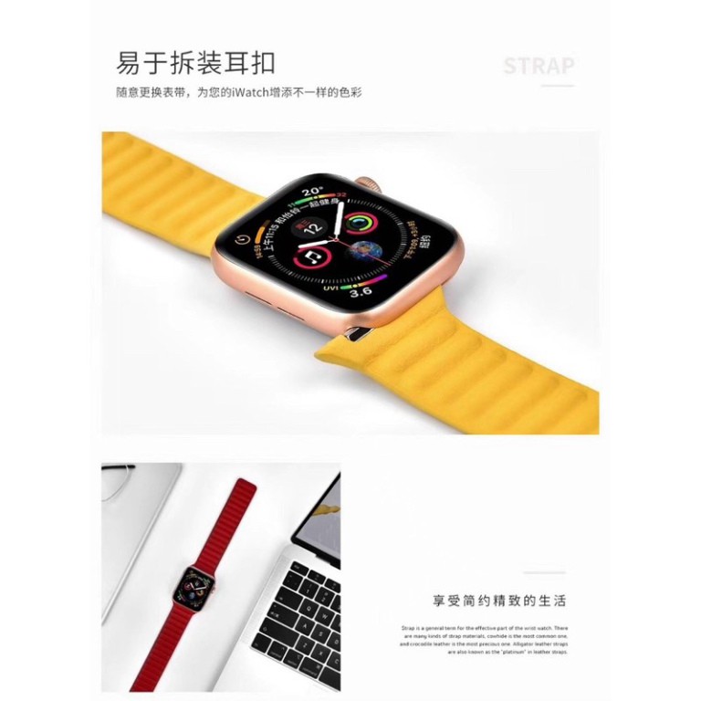 Dây LEATHER LOOP Apple Watch Coteetci ❤️ !