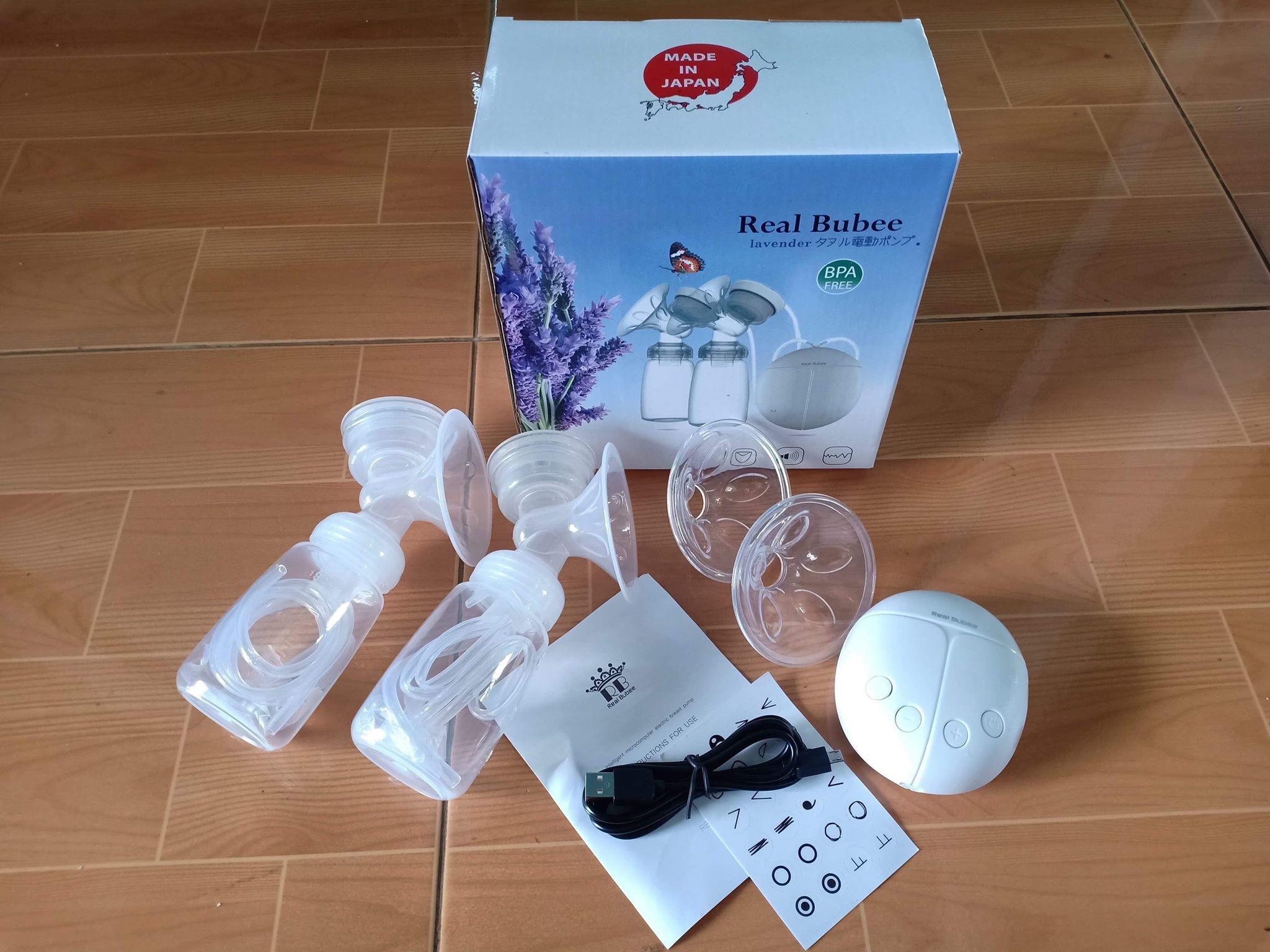 Máy hút sữa điện đôi Real Bubee Nhật Bản