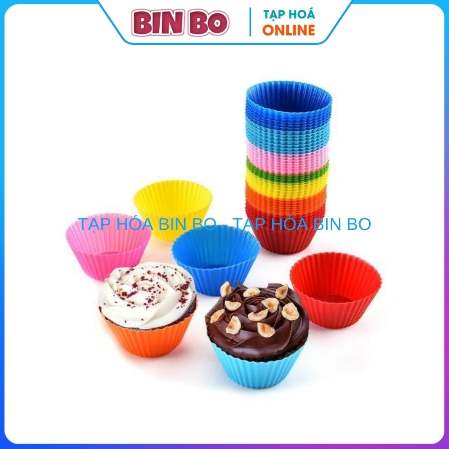 Bộ 6 Khuôn Silicon Tròn Nướng Bánh