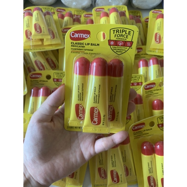 [Săn sale - Bill Mỹ] THỎI LẺ SON DƯỠNG MÔI CARMEX CLASSIC LIP BALM SPF 15