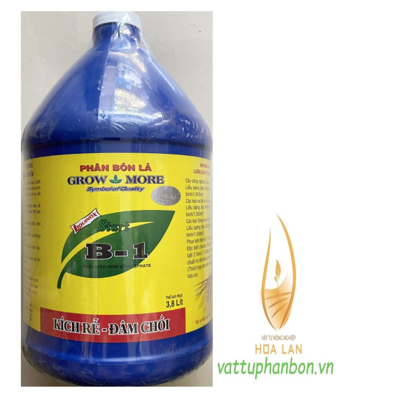 B-1 start grow more - phân bón lá - #100a# 3,785 lít