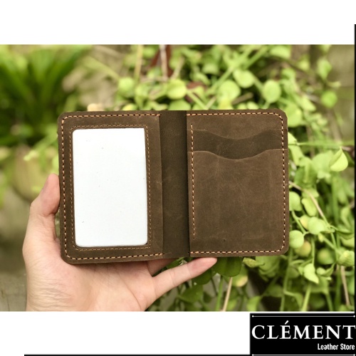 [DA BÒ SÁP] Ví da thời trang Clément kiểu đứng – CM014 - BH 12 tháng - Fullbox