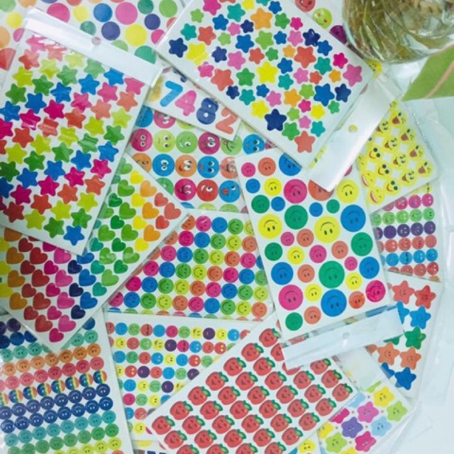 Túi 10 Tờ Sticker Các Mẫu