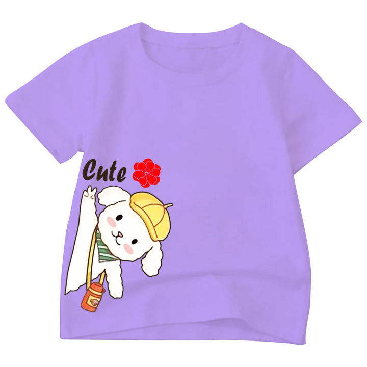 [HCM]Áo Thun bé gái in hình vải polly cotton dày mịn ATBT93 sản phẩm của gian hàng Thời Trang ELSA