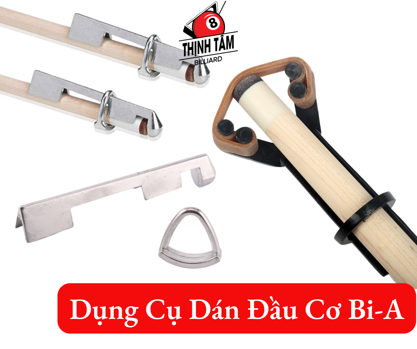 [THỊNH TÂM] Dụng Cụ Kẹp Giữ Nắn - Sửa Chữa Đầu Cơ Bida 13MM [ DỤNG CỤ SỬA ĐẦU CƠ NHỰA THƯỜNG ]