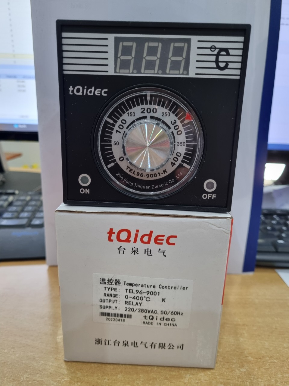 ĐỒNG HỒ NHIỆT ĐỘ  tQidec (đồng hồ trong lò làm bánh mì)