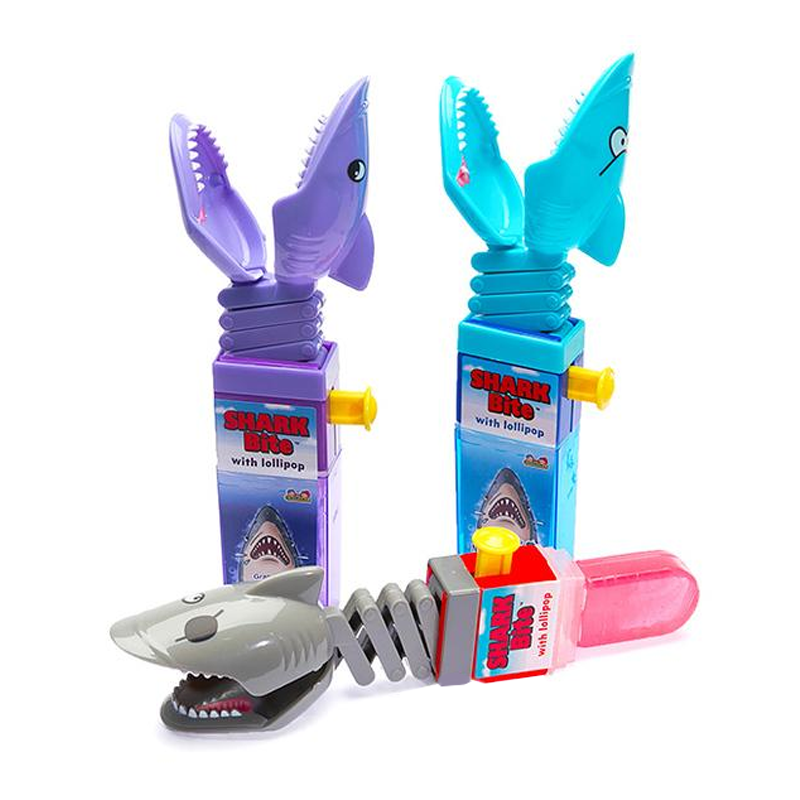 1 cái kẹo mút đồ chơi shark bite kidsmania 17gr - mỹ