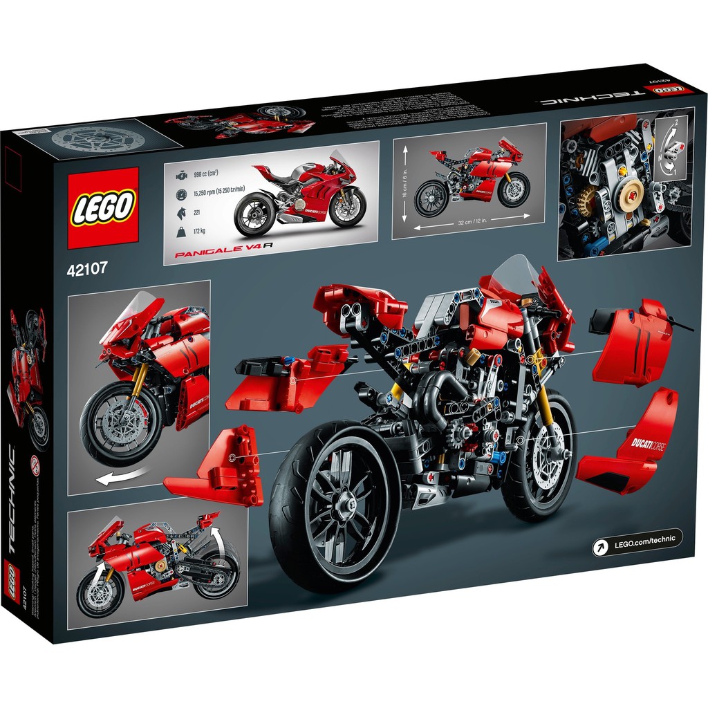 42107 LEGO Technic Ducati Panigale V4 R - Siêu xe Ducati