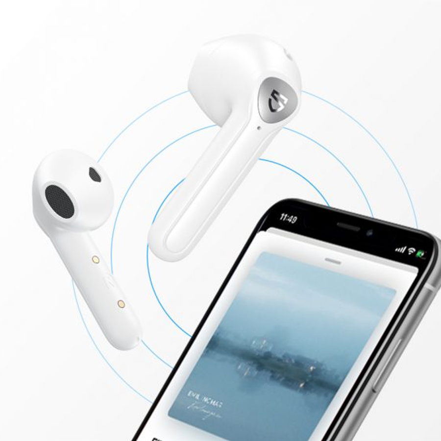 Tai nghe True Wireless Bluetooth SoundPeats TrueAir 2  aptX QCC3040 Bluetooth V5.2 (New Version)
