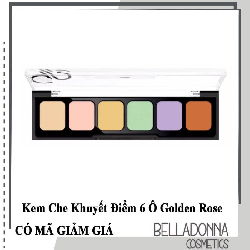 Che Khuyết Điểm 6 Ô Golden Rose Correct & Conceal Camouflage Cream Palette