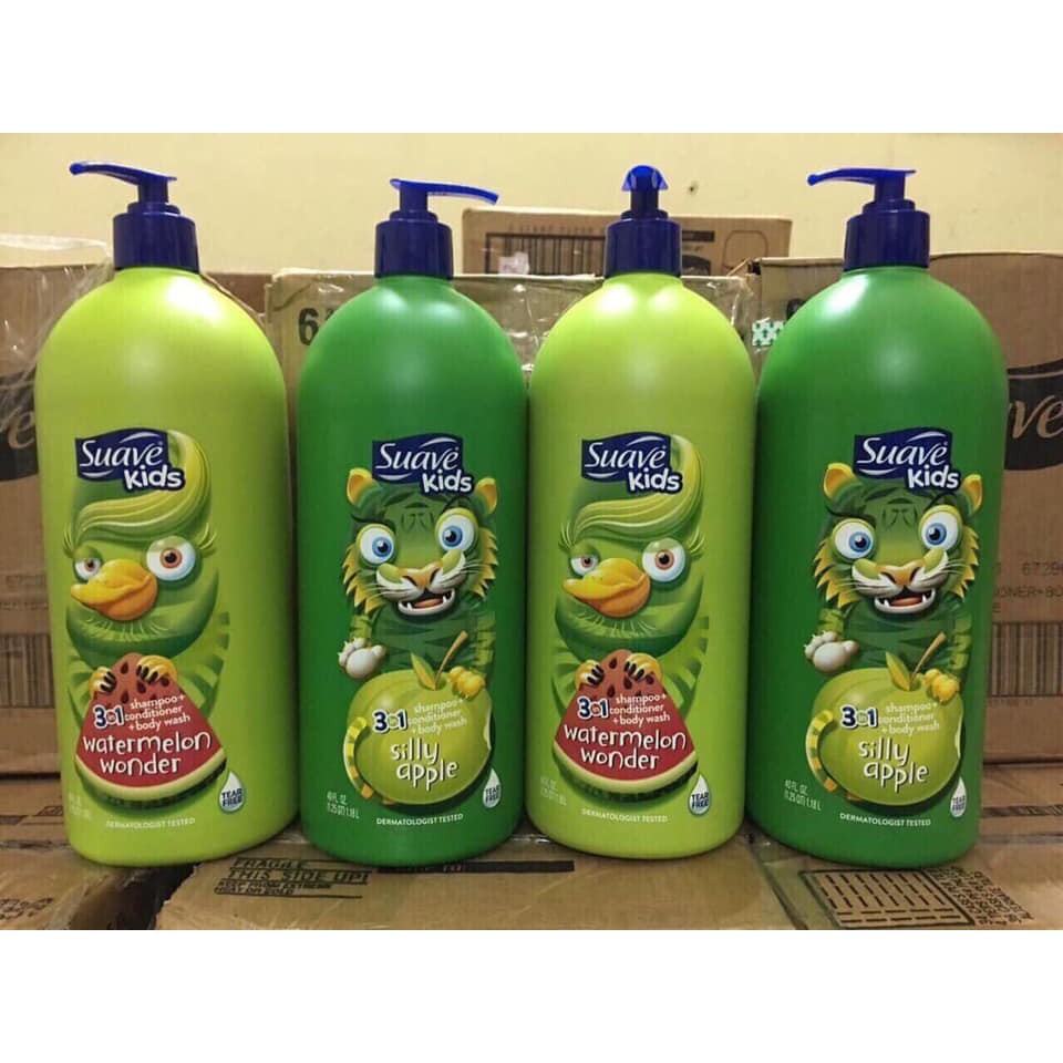 [HCM]Sữa Tắm Gội Suave Kid 118l cuay Mỹ