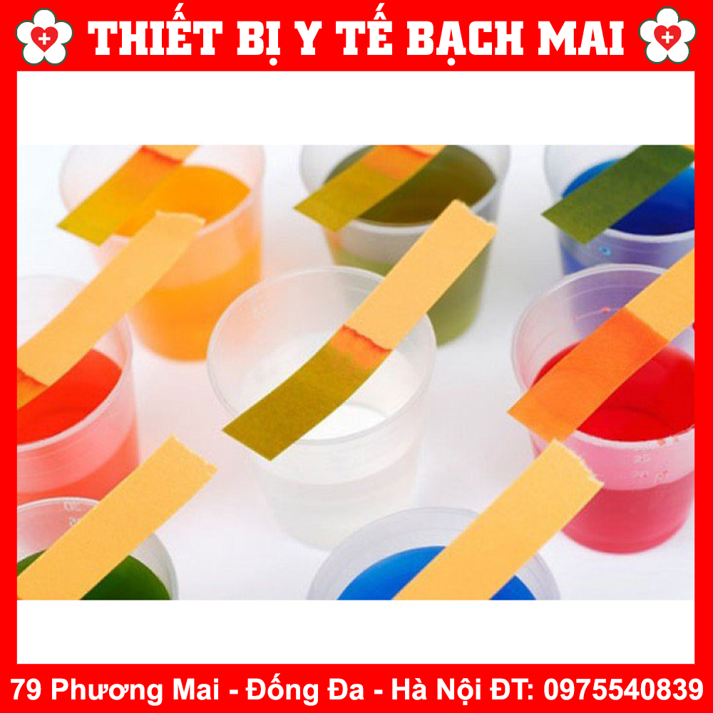 Giấy Quỳ Tím Thử Độ PH Gói 80 Miếng