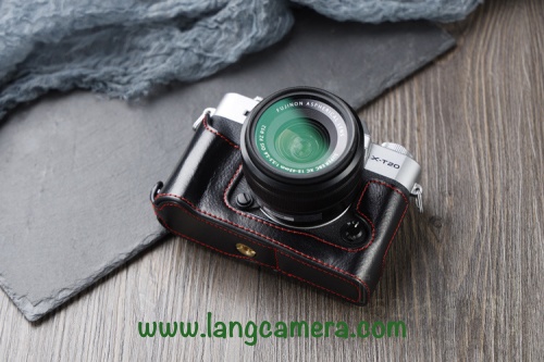 Bao da halfcase da thật fujifilm xt10, xt20, xt30
